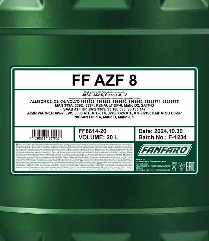 SCT - MANNOL FF8614-20