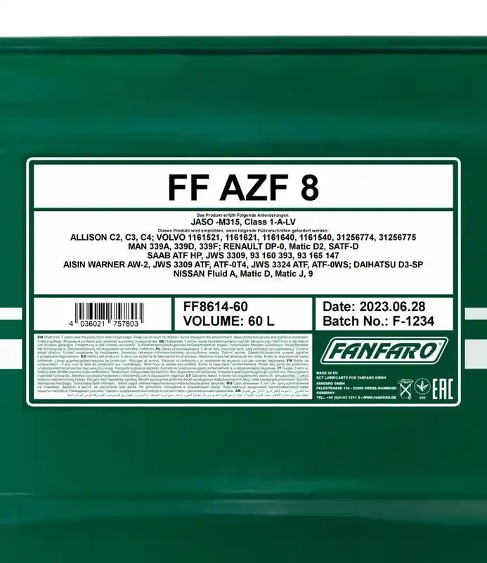 SCT - MANNOL FF8614-60