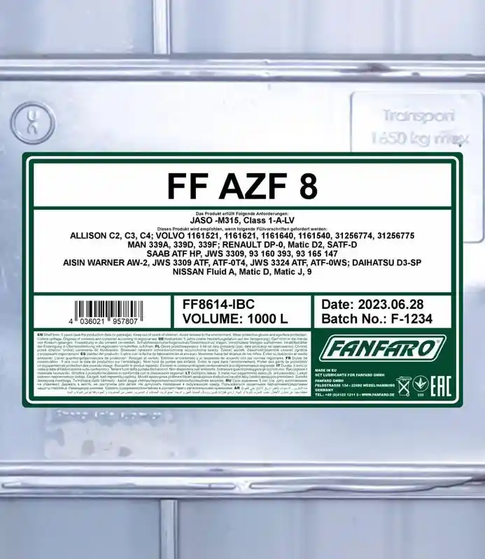 SCT - MANNOL FF8614-IBC