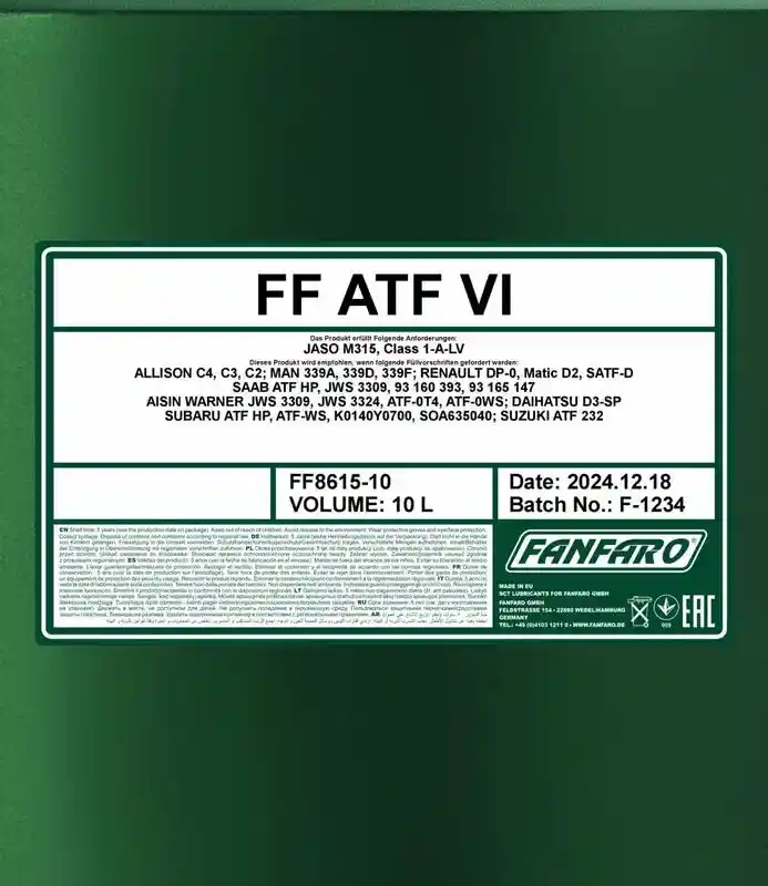 SCT - MANNOL FF8615-10