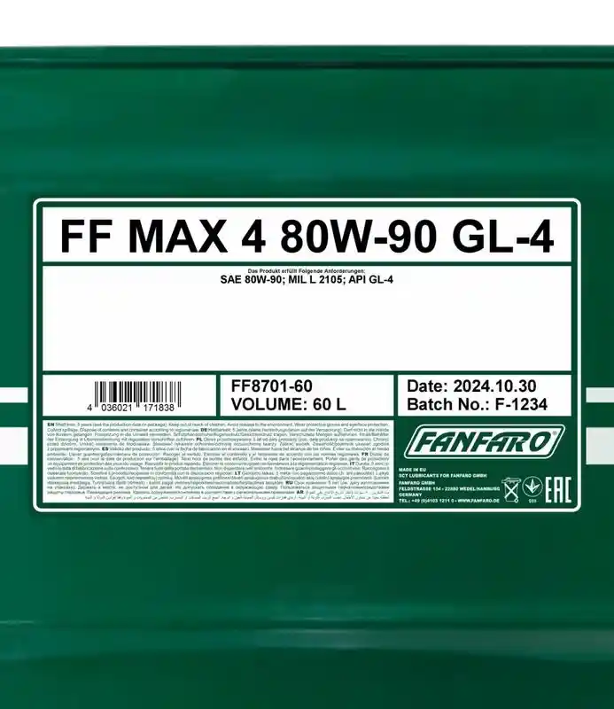 SCT - MANNOL FF8701-60