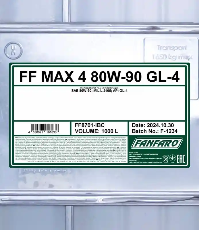SCT - MANNOL FF8701-IBC
