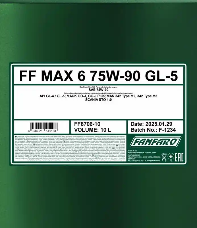 SCT - MANNOL FF8706-10