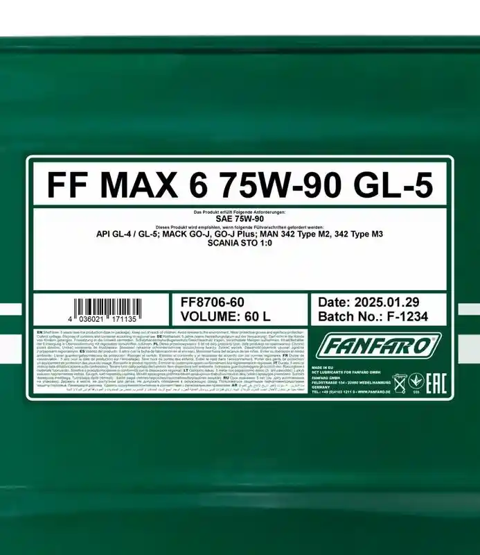 SCT - MANNOL FF8706-60