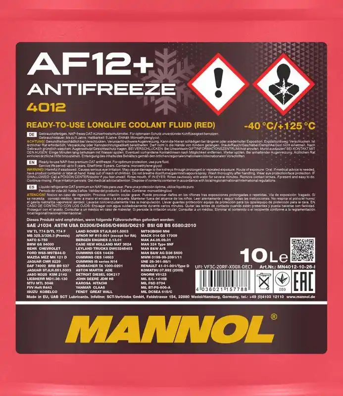 SCT - MANNOL MN4012-10