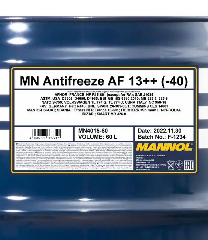 SCT - MANNOL MN4015-60