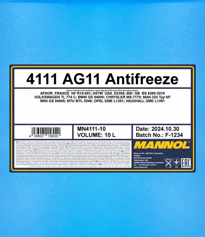 SCT - MANNOL MN4111-10
