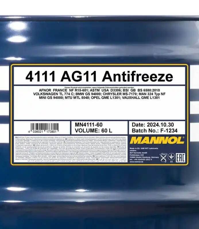 SCT - MANNOL MN4111-60