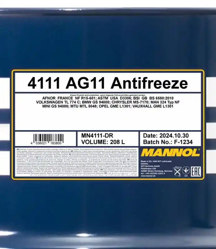 SCT - MANNOL MN4111-DR