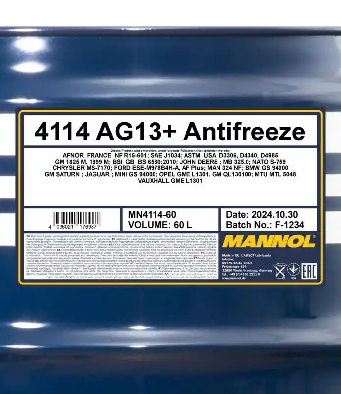 SCT - MANNOL MN4114-60