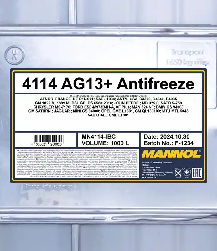 SCT - MANNOL MN4114-IBC