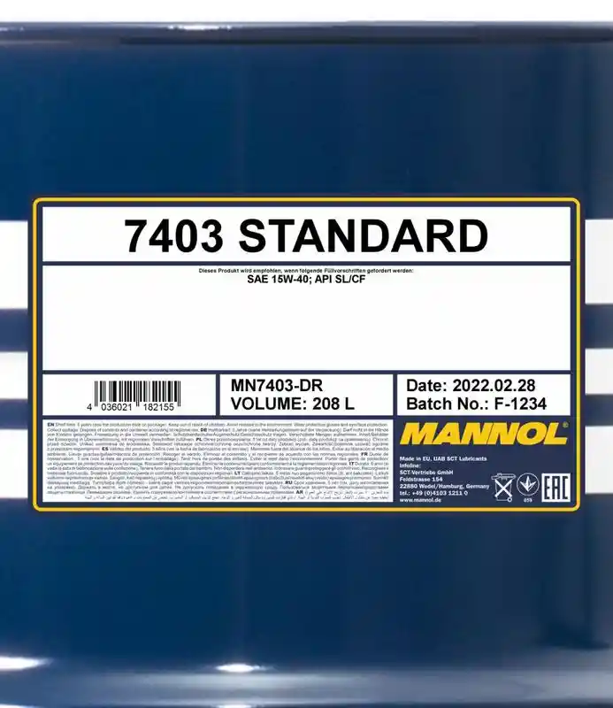 SCT - MANNOL MN7403-DR