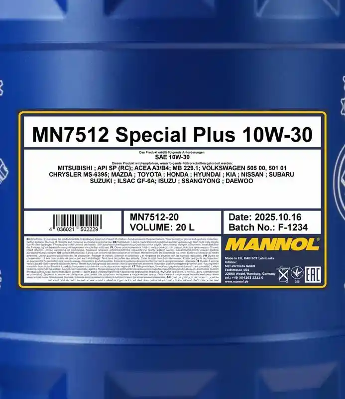 SCT - MANNOL MN7512-20