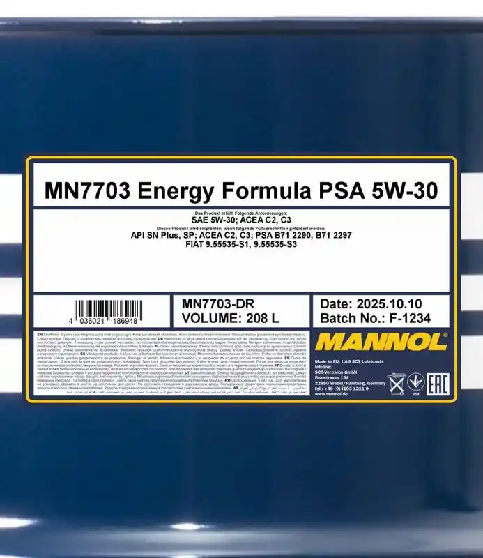 SCT - MANNOL MN7703-DR