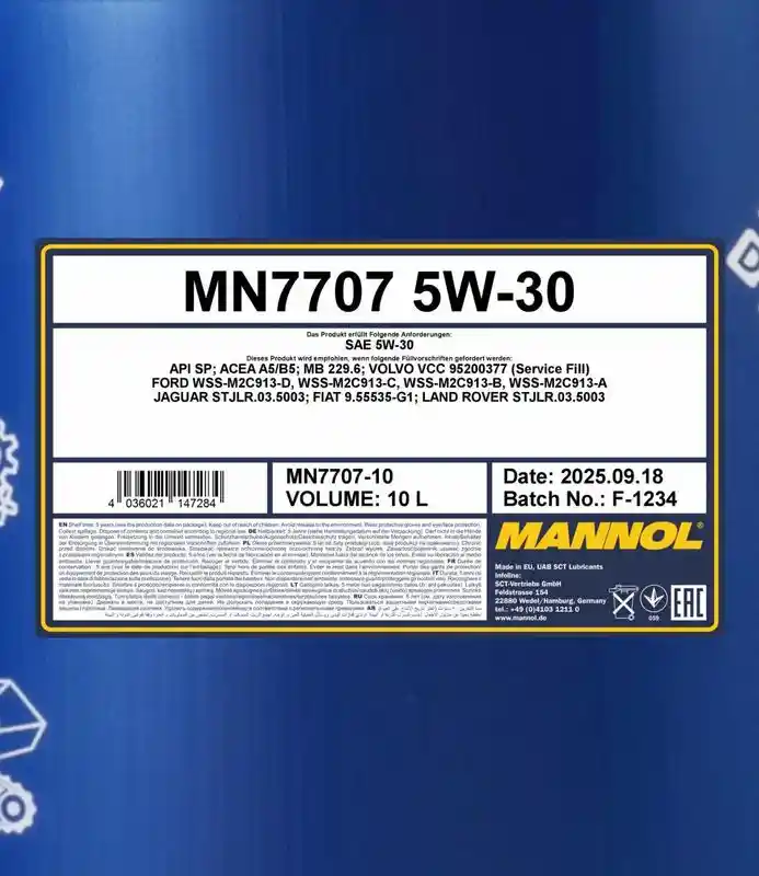 SCT - MANNOL MN7707-10