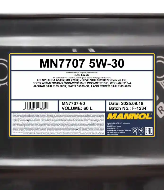 SCT - MANNOL MN7707-60