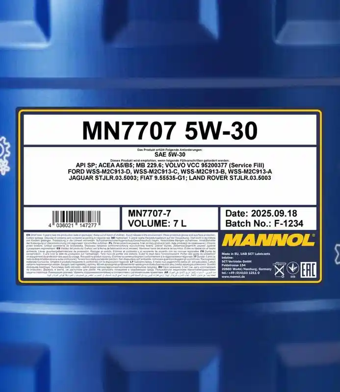 SCT - MANNOL MN7707-7