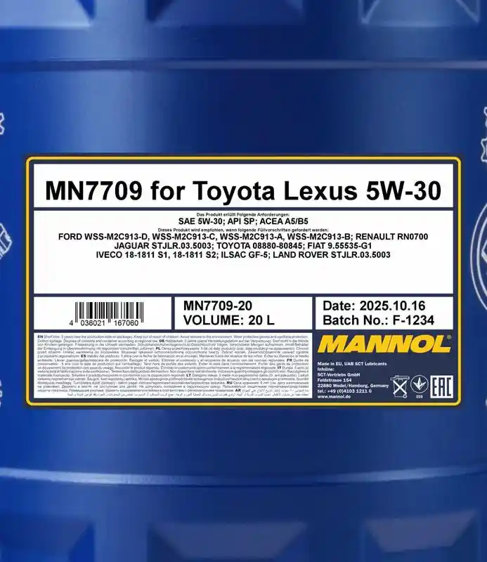 SCT - MANNOL MN7709-20