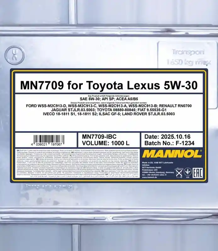 SCT - MANNOL MN7709-IBC