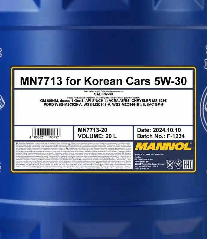 SCT - MANNOL MN7713-20
