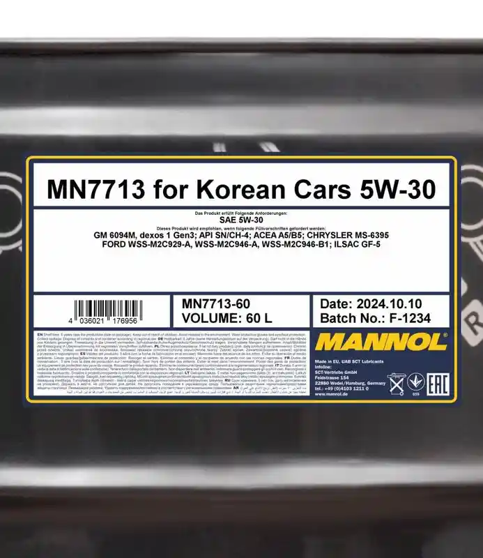 SCT - MANNOL MN7713-60