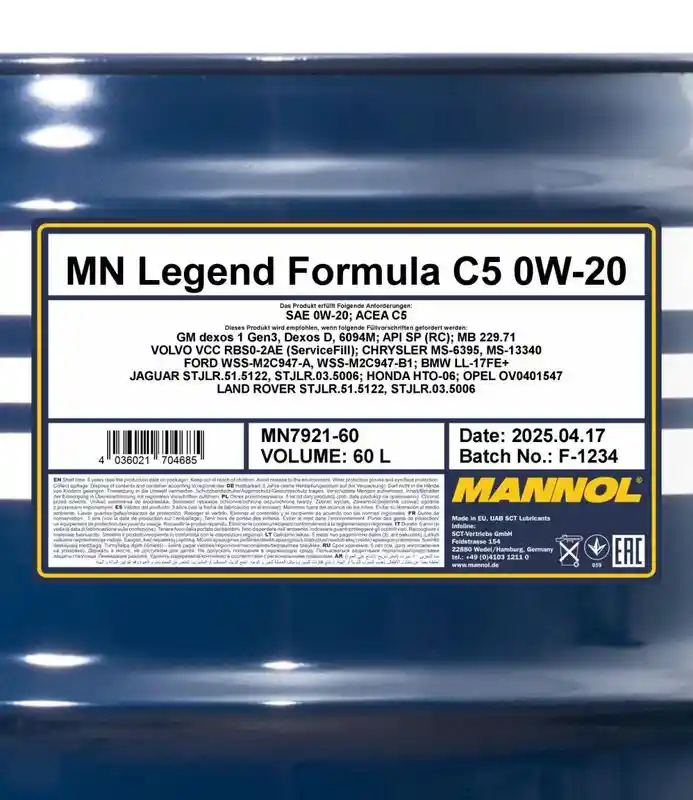 SCT - MANNOL MN7921-60