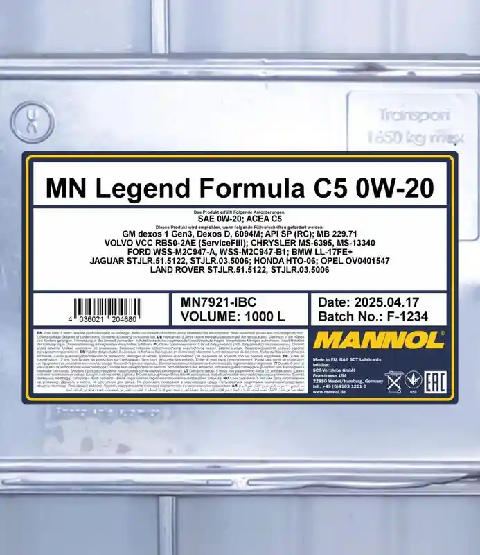 SCT - MANNOL MN7921-IBC