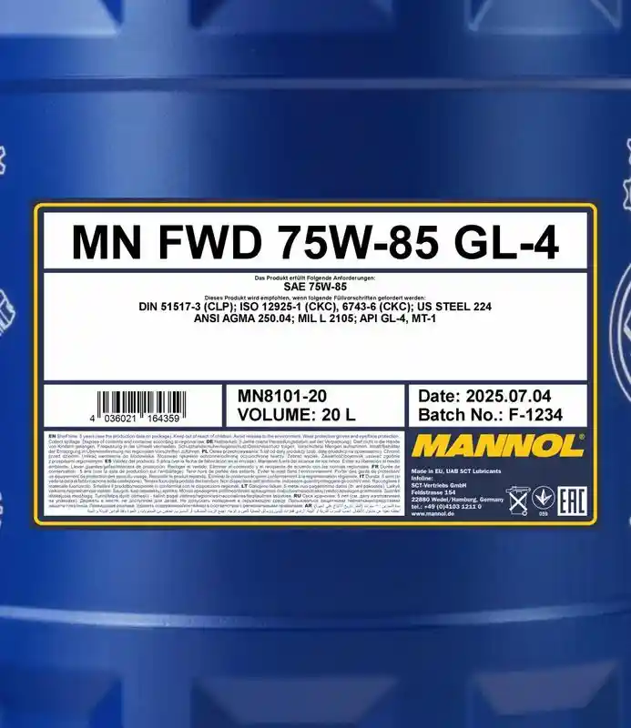 SCT - MANNOL MN8101-20