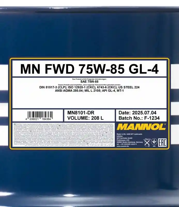 SCT - MANNOL MN8101-DR