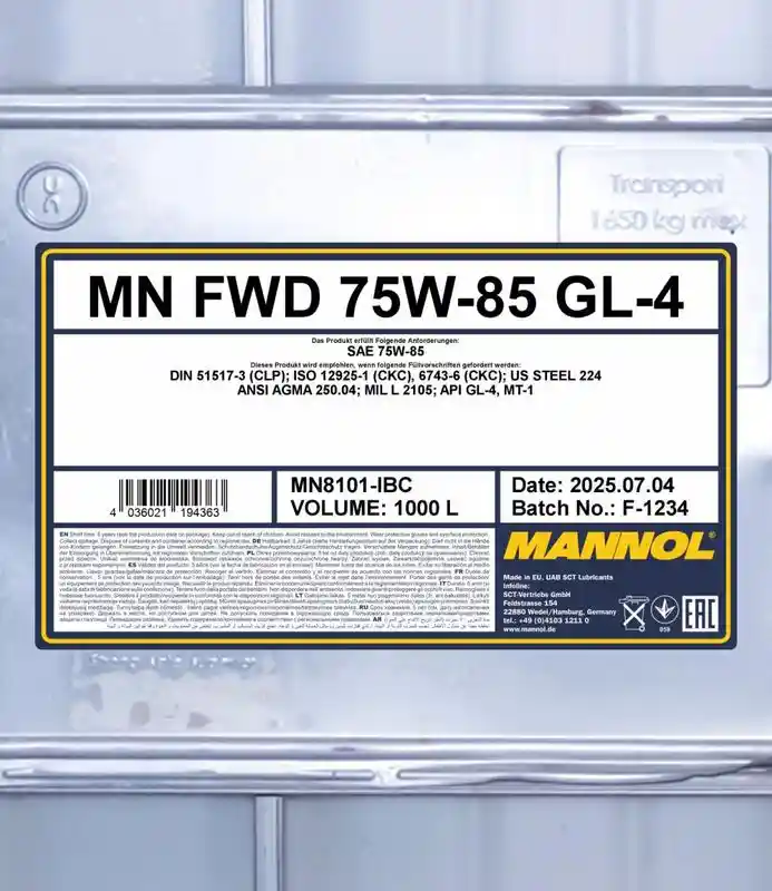 SCT - MANNOL MN8101-IBC