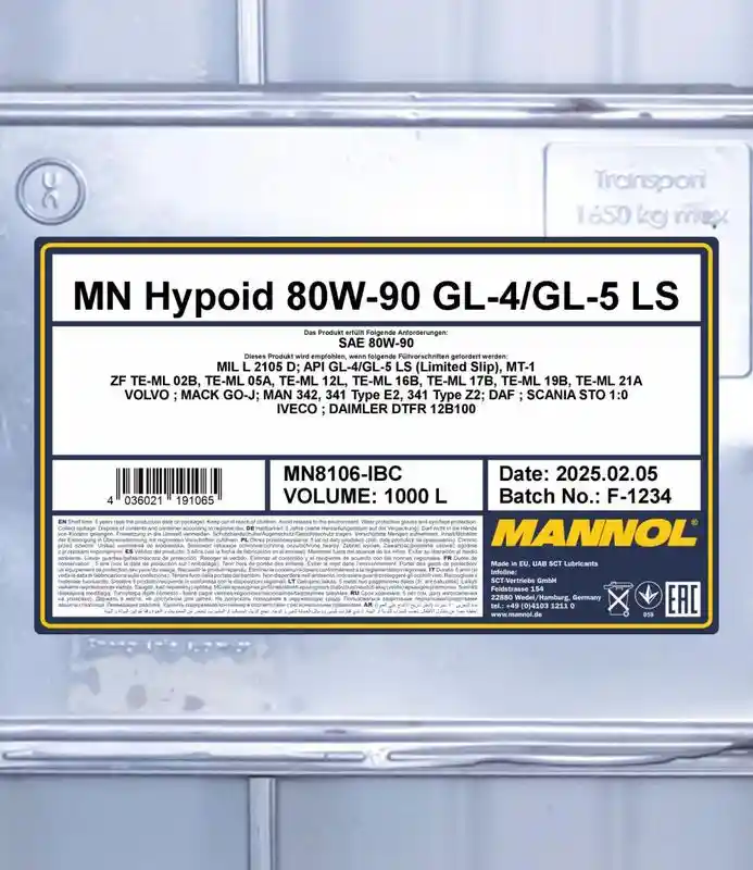 SCT - MANNOL MN8106-IBC