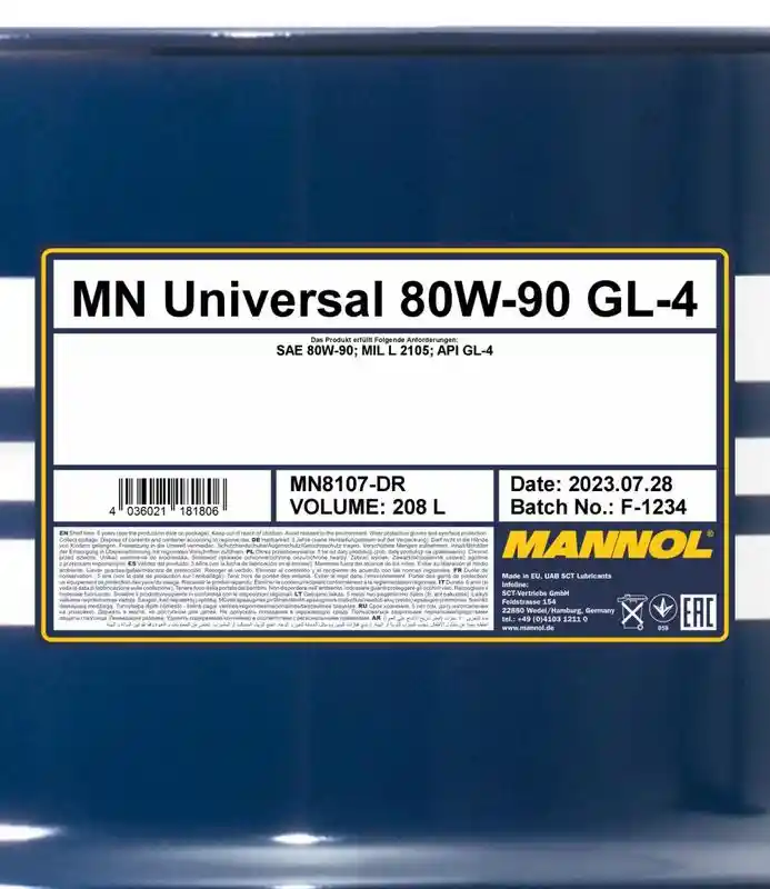 SCT - MANNOL MN8107-DR