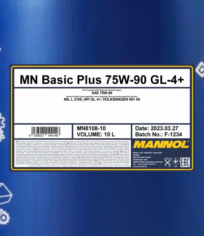 SCT - MANNOL MN8108-10