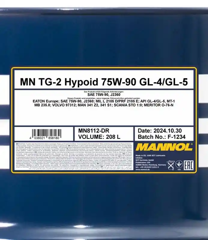 SCT - MANNOL MN8112-DR