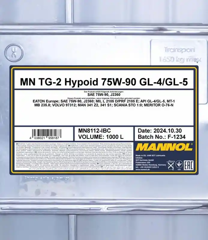 SCT - MANNOL MN8112-IBC