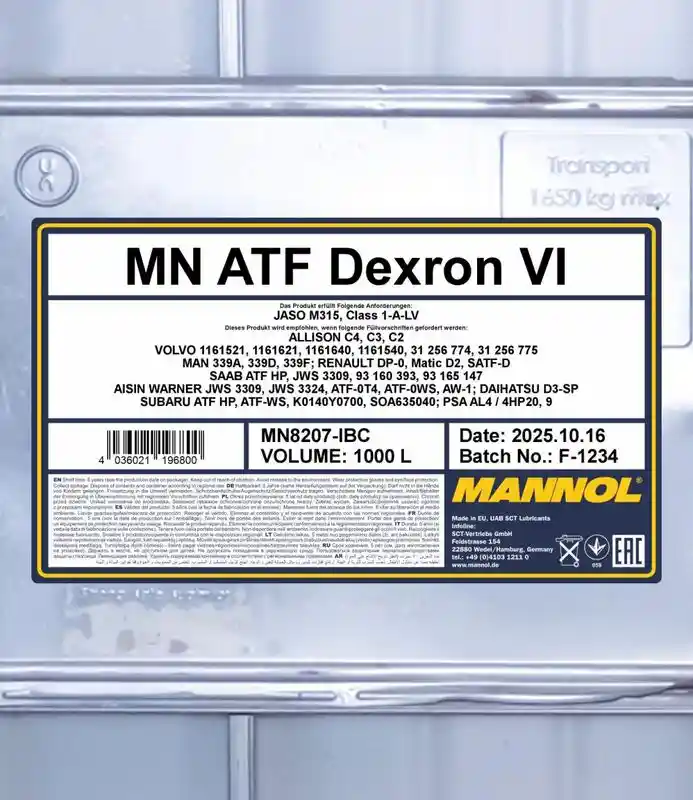 SCT - MANNOL MN8207-IBC