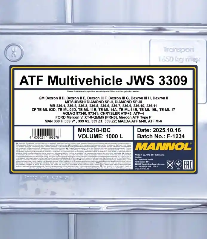 SCT - MANNOL MN8218-IBC
