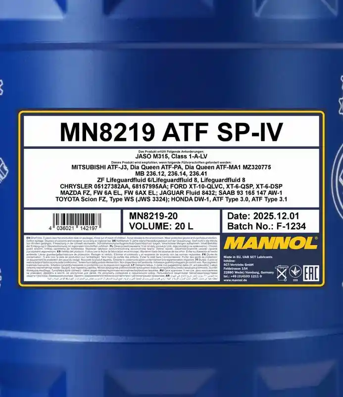 SCT - MANNOL MN8219-20