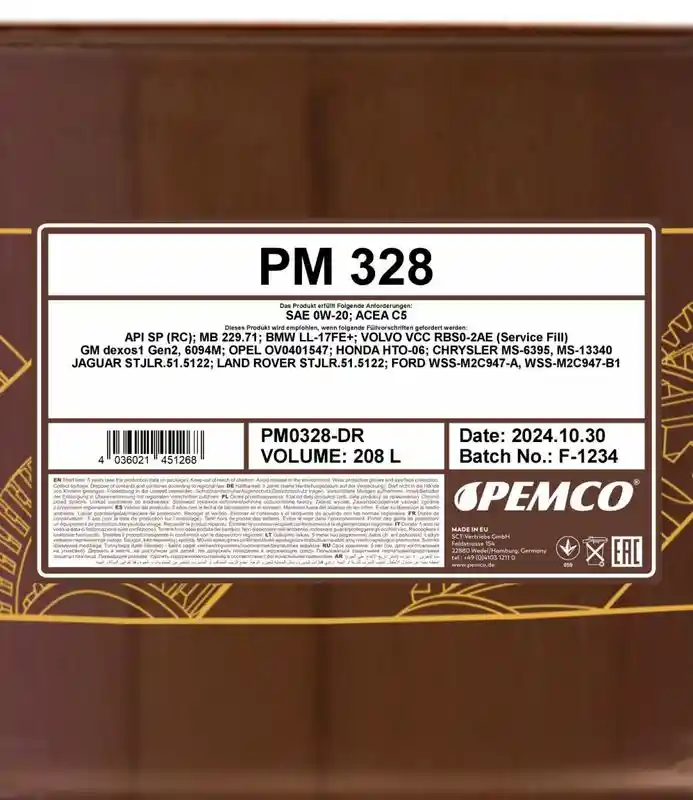 SCT - MANNOL PM0328-DR