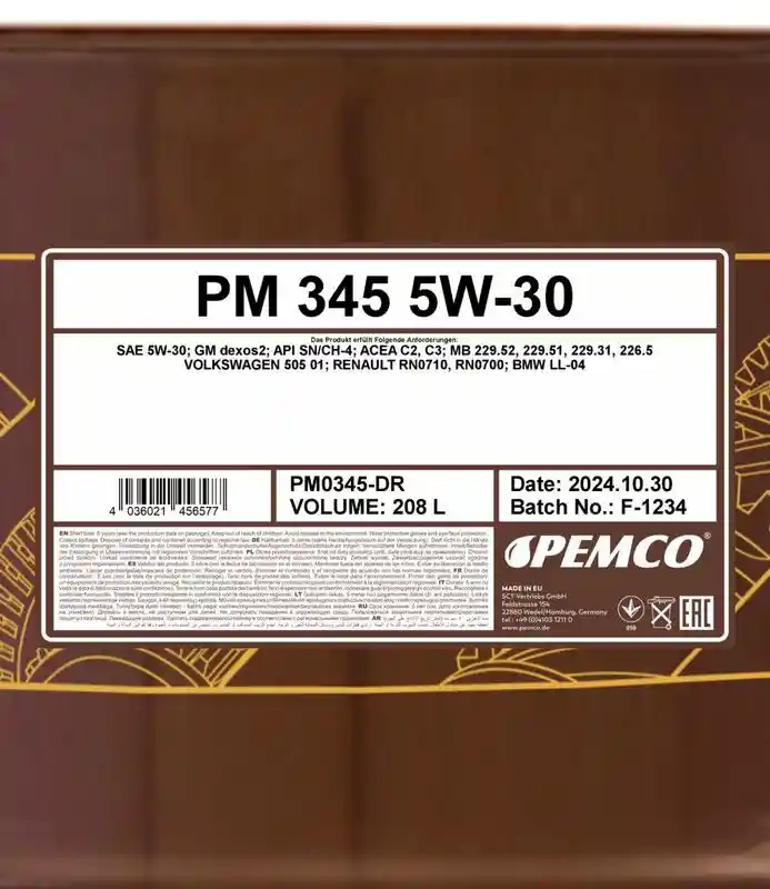 SCT - MANNOL PM0345-DR