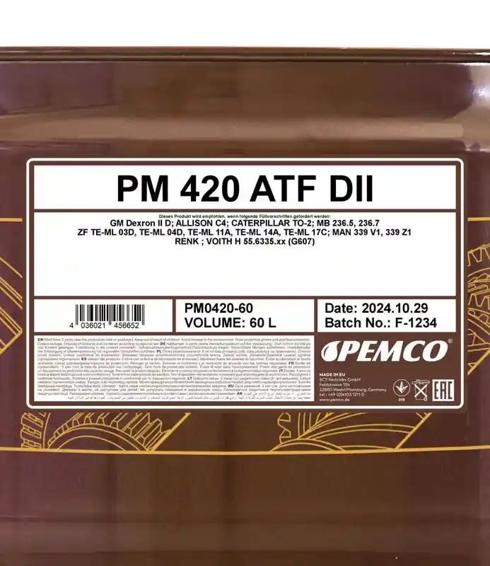 SCT - MANNOL PM0420-60