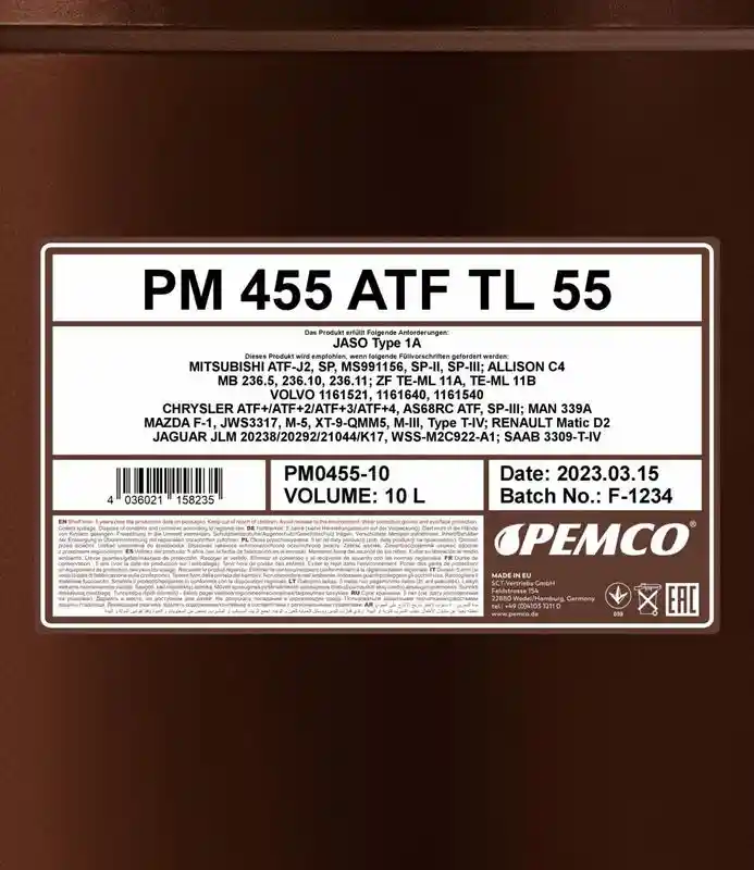 SCT - MANNOL PM0455-10