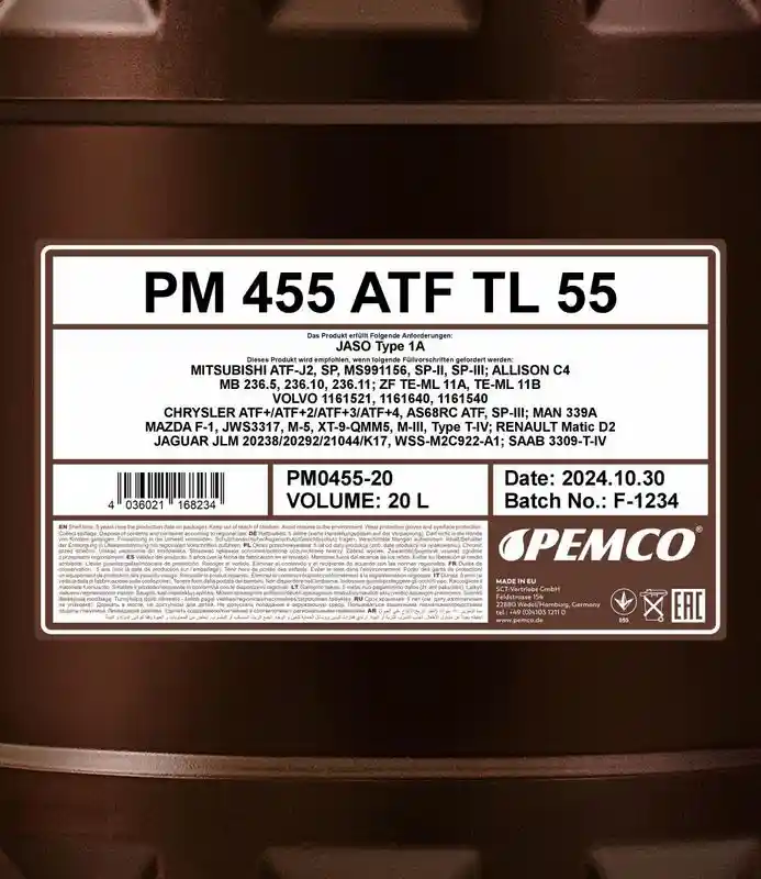 SCT - MANNOL PM0455-20