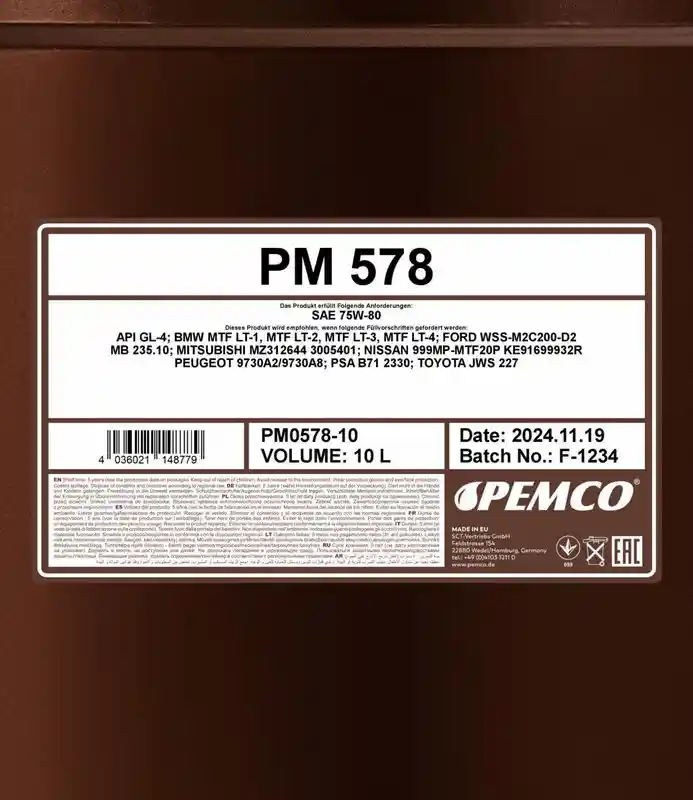 SCT - MANNOL PM0578-10