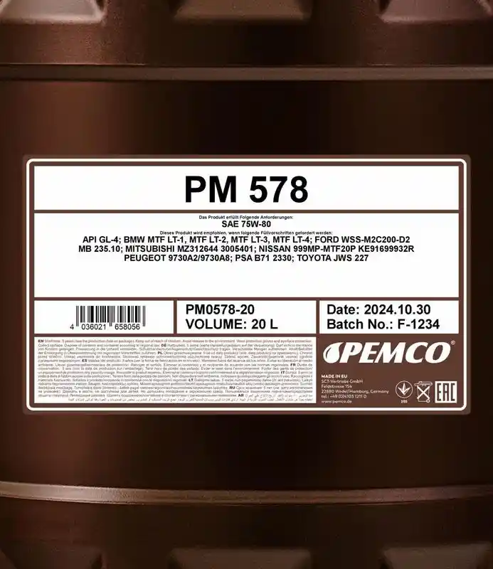 SCT - MANNOL PM0578-20