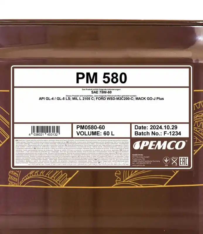 SCT - MANNOL PM0580-60