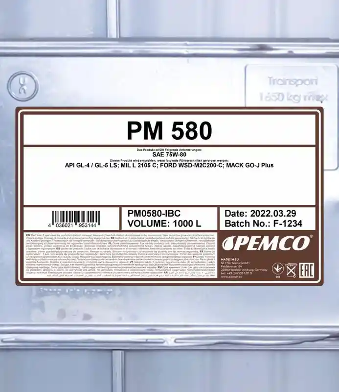 SCT - MANNOL PM0580-IBC