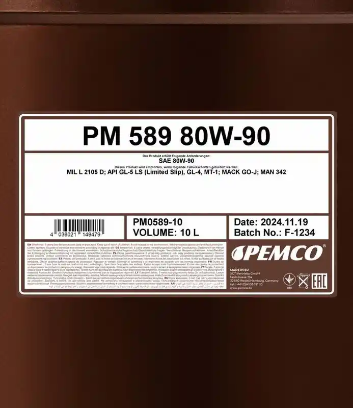 SCT - MANNOL PM0589-10
