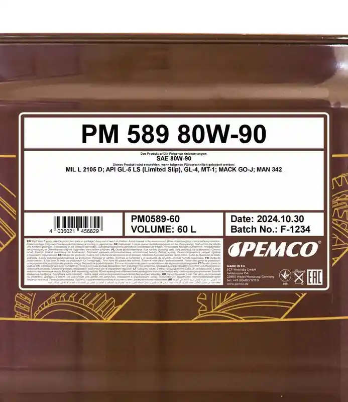 SCT - MANNOL PM0589-60
