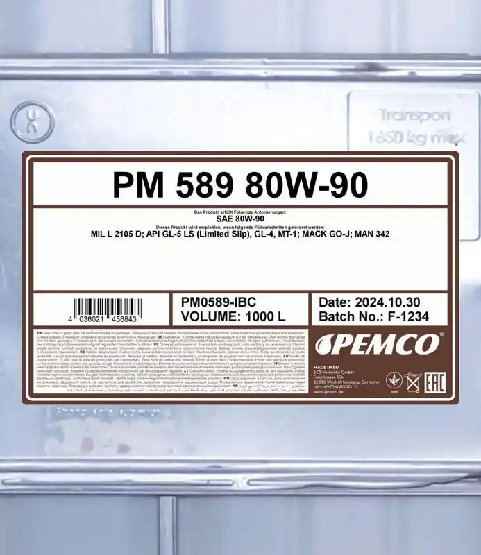 SCT - MANNOL PM0589-IBC